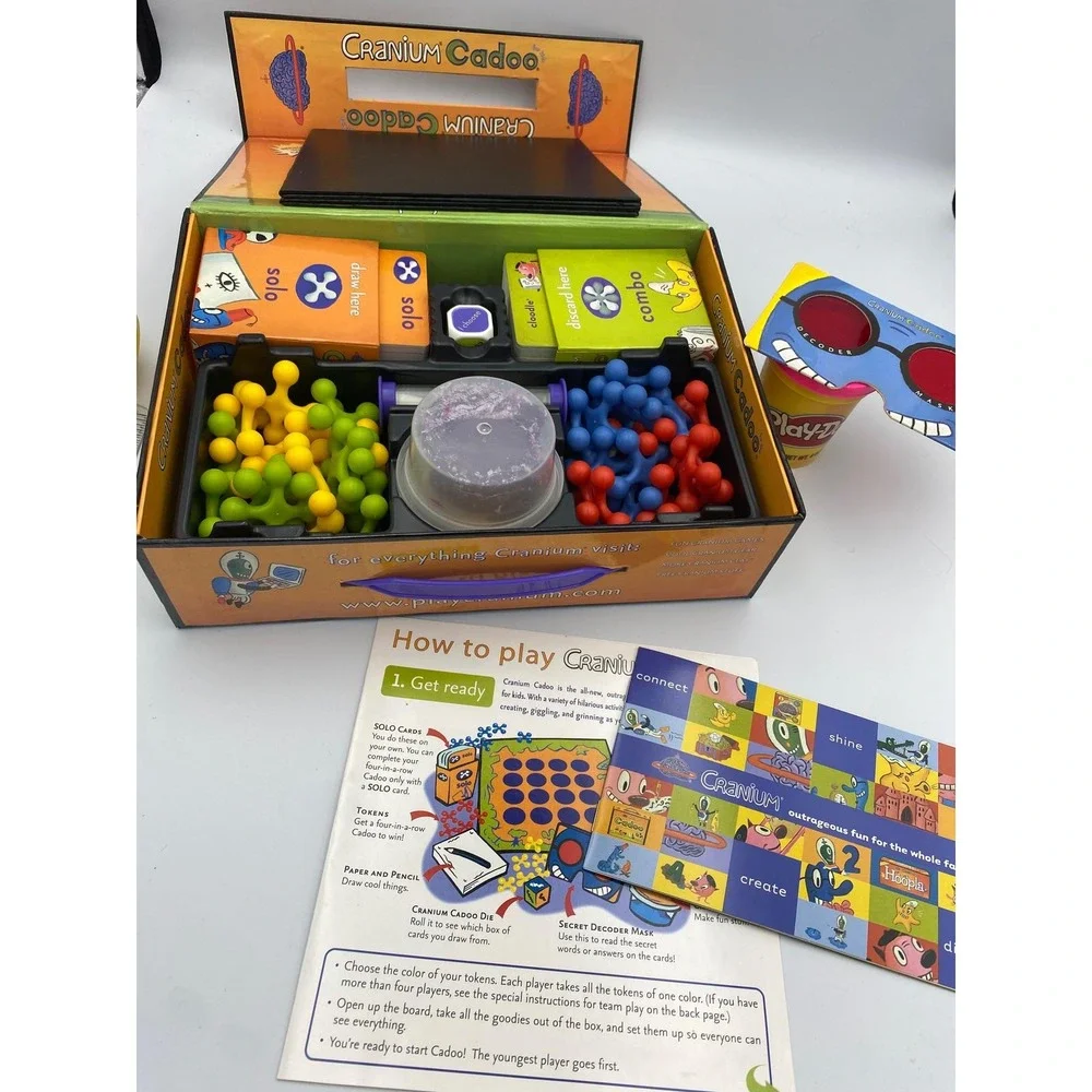 Cranium Cadoo For Kids Board Game Complete NEW PLAYDOH & Accessories Ages 4+‎